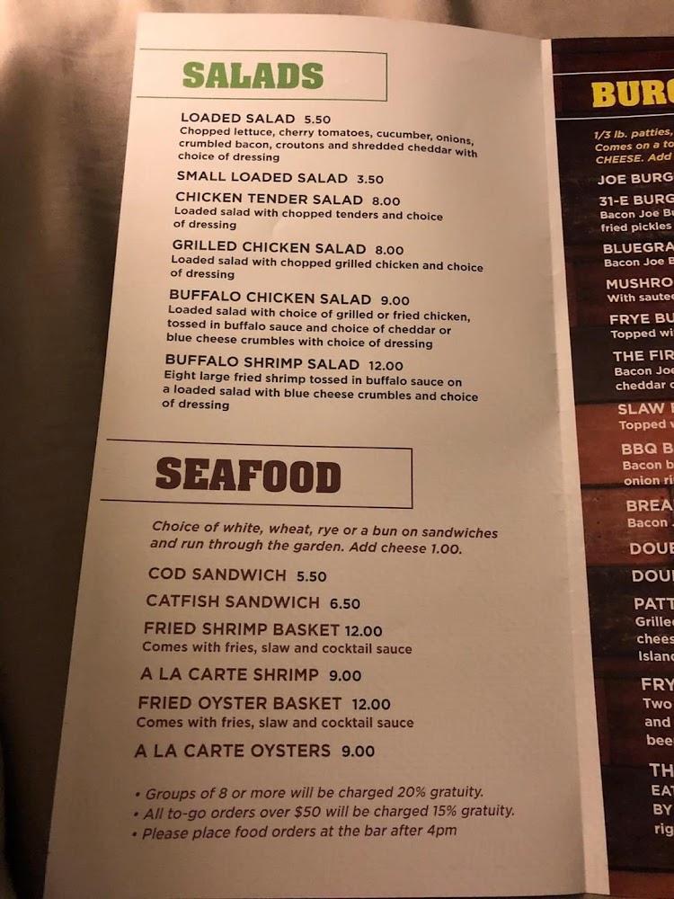 Bluegrass Tavern Menu image 4